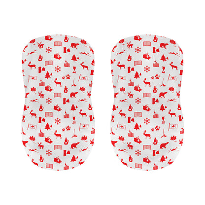 Canada Country Pattern Print Bar Stool Covers