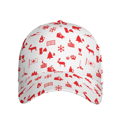 Canada Country Pattern Print Baseball Cap