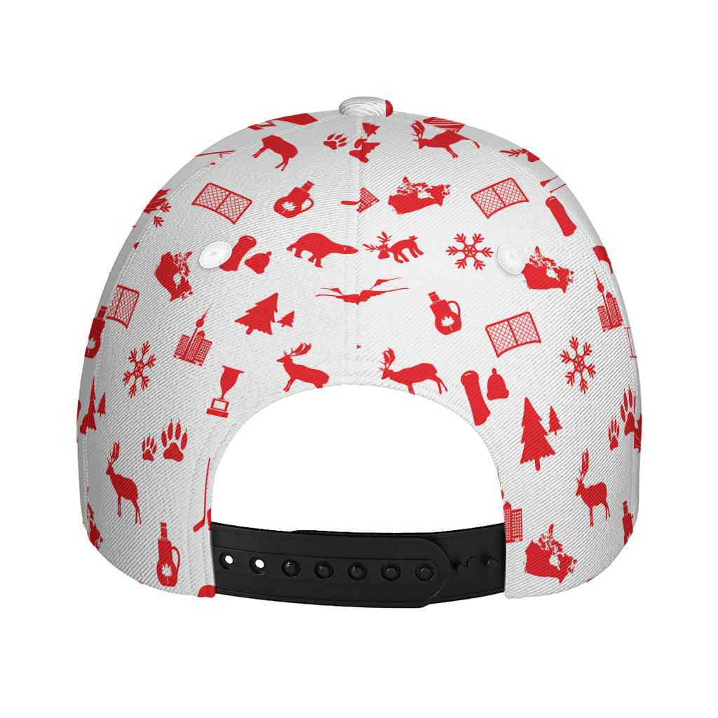 Canada Country Pattern Print Baseball Cap