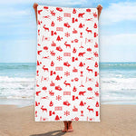 Canada Country Pattern Print Beach Towel