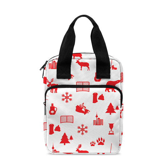 Canada Country Pattern Print Bible Tote Bag