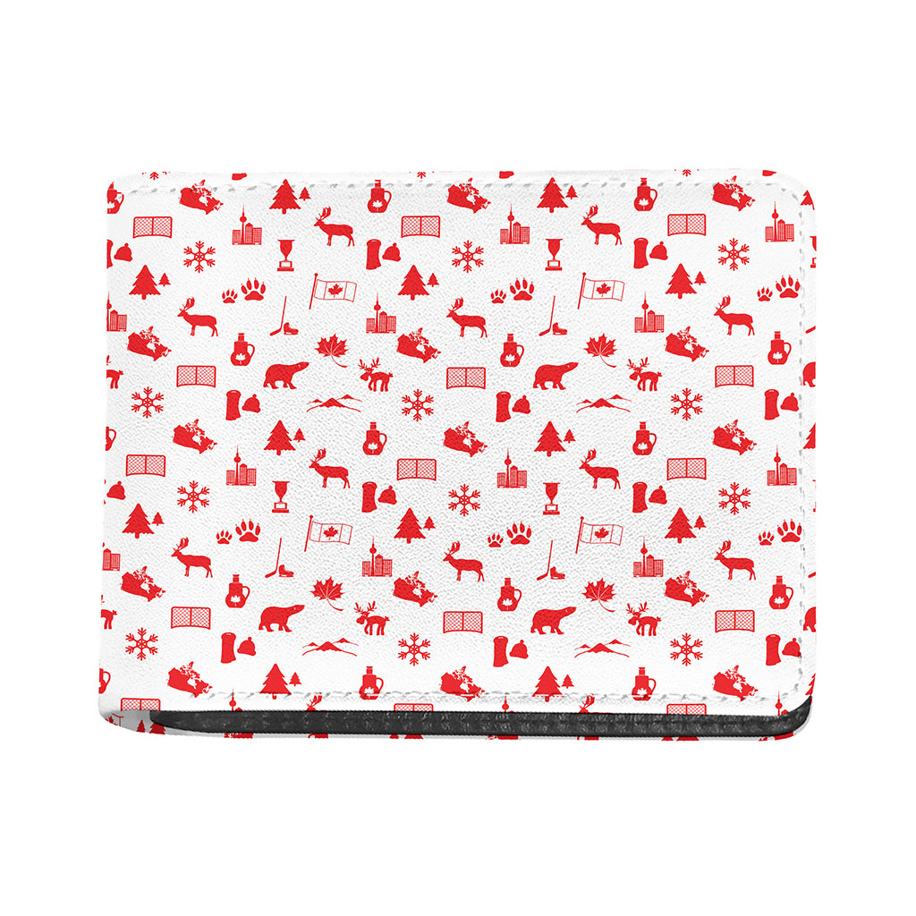 Canada Country Pattern Print Bifold Wallet