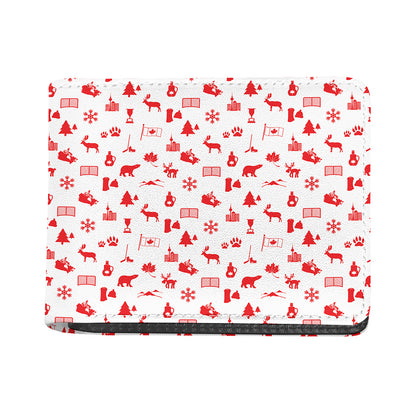 Canada Country Pattern Print Bifold Wallet