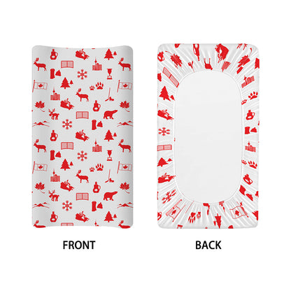 Canada Country Pattern Print Changing Pad Cover