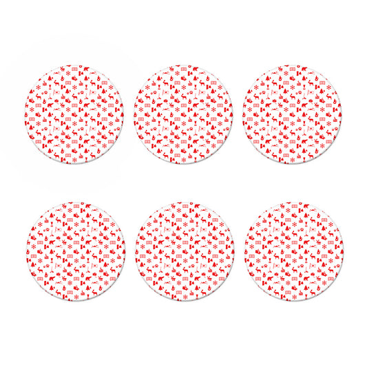 Canada Country Pattern Print Coaster Set