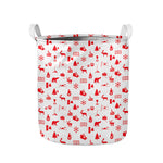 Canada Country Pattern Print Collapsible Laundry Basket
