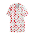 Canada Country Pattern Print Cotton Hawaiian Shirt
