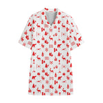 Canada Country Pattern Print Cotton Hawaiian Shirt