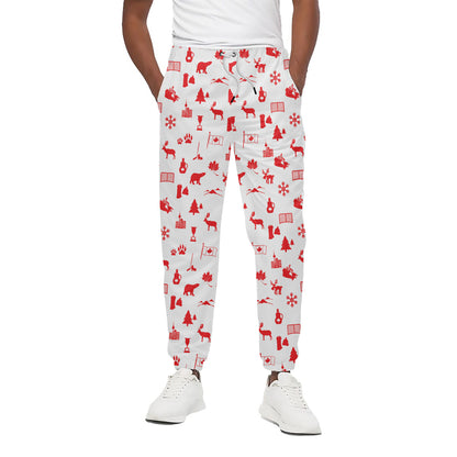 Canada Country Pattern Print Cotton Pants