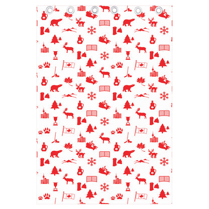 Canada Country Pattern Print Curtain