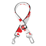 Canada Country Pattern Print Dog Seat Belt
