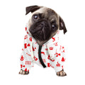 Canada Country Pattern Print Dog Zip Up Hoodie
