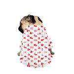 Canada Country Pattern Print Dog Zip Up Jacket