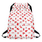 Canada Country Pattern Print Drawstring Backpack