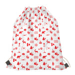 Canada Country Pattern Print Drawstring Bag