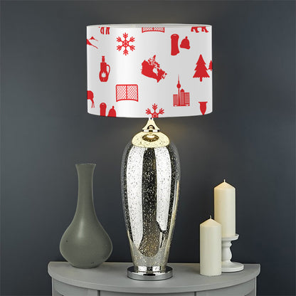 Canada Country Pattern Print Drum Lamp Shade