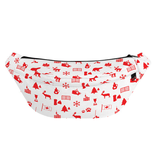 Canada Country Pattern Print Fanny Pack