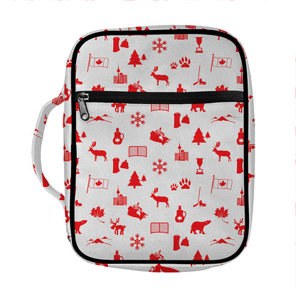 Canada Country Pattern Print Front Pocket Bible Bag