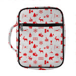 Canada Country Pattern Print Front Pocket Bible Bag
