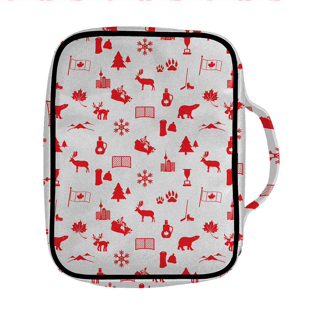 Canada Country Pattern Print Front Pocket Bible Bag