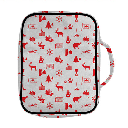Canada Country Pattern Print Front Pocket Bible Bag