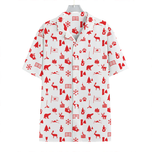 Canada Country Pattern Print Hawaiian Shirt