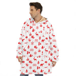 Canada Country Pattern Print Hoodie Blanket
