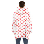 Canada Country Pattern Print Hoodie Blanket
