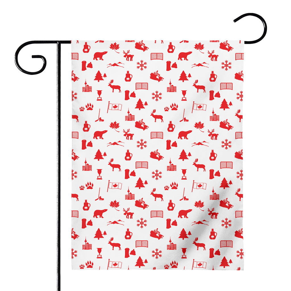 Canada Country Pattern Print House Flag