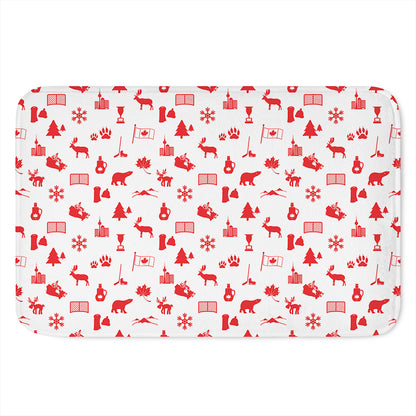 Canada Country Pattern Print Indoor Door Mat