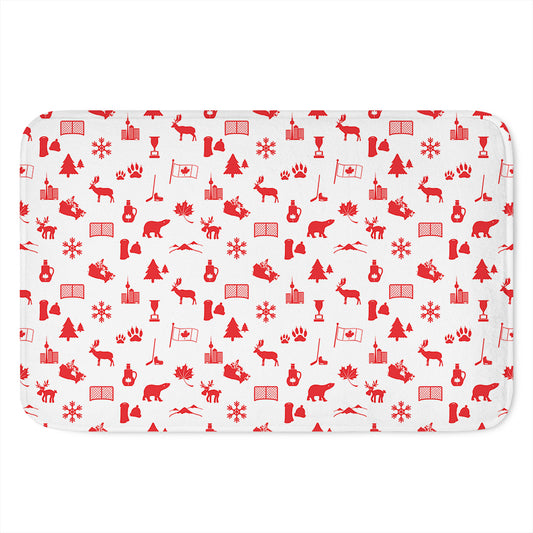 Canada Country Pattern Print Indoor Door Mat