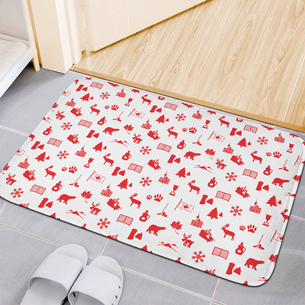 Canada Country Pattern Print Indoor Door Mat
