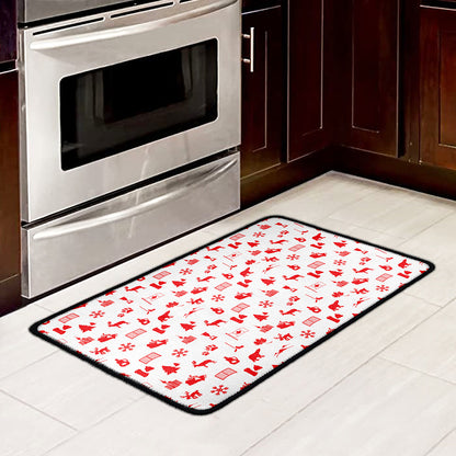 Canada Country Pattern Print Kitchen Mat