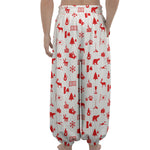 Canada Country Pattern Print Lantern Pants