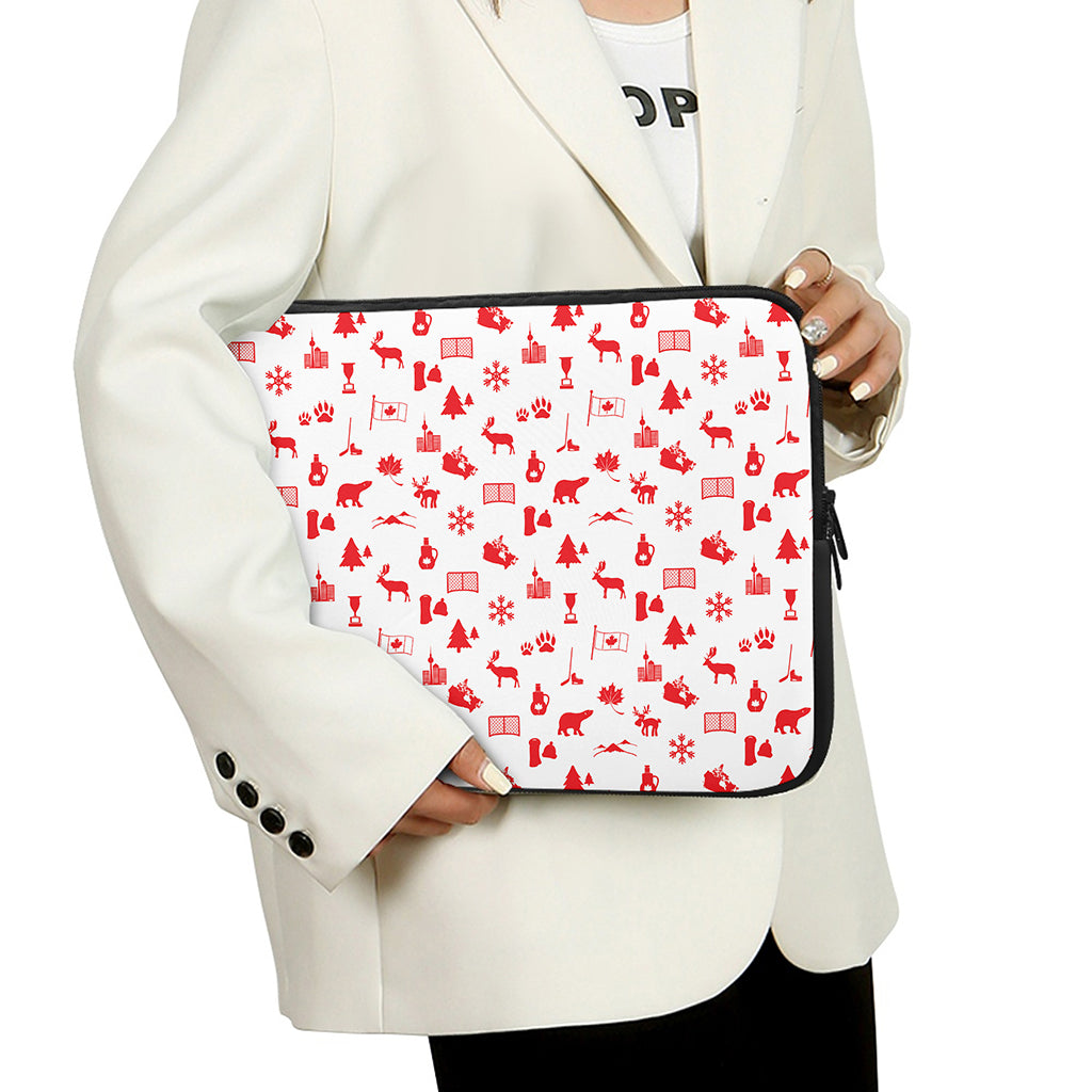 Canada Country Pattern Print Laptop Sleeve