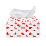 Canada Country Pattern Print Leather Tissue Box Cover