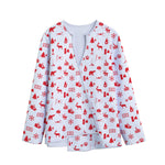 Canada Country Pattern Print Long Sleeve Short Coat