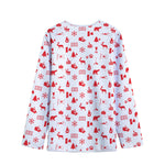 Canada Country Pattern Print Long Sleeve Short Coat