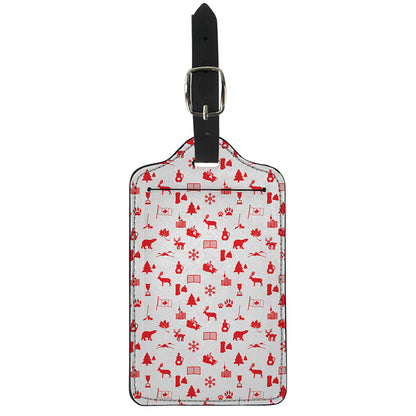 Canada Country Pattern Print Luggage Tag