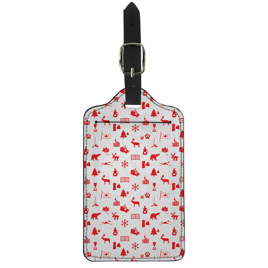 Canada Country Pattern Print Luggage Tag