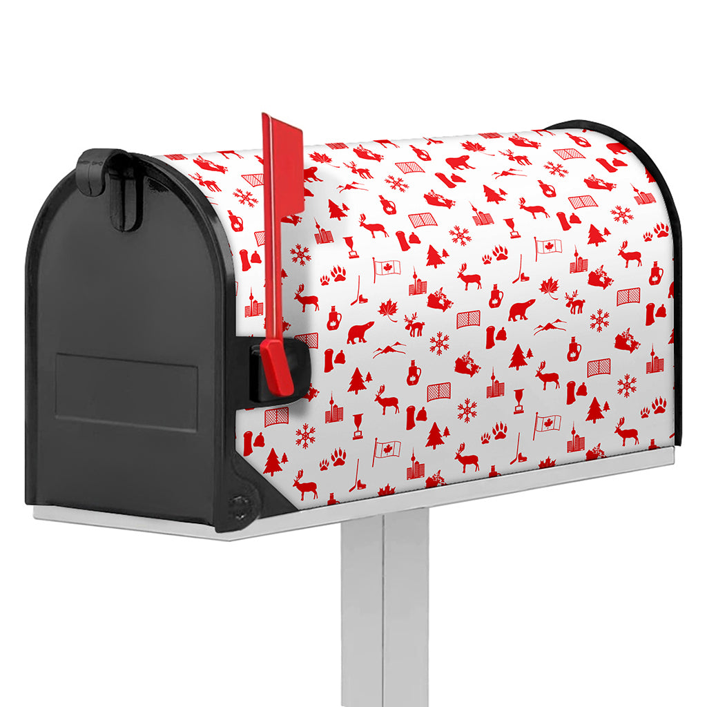 Canada Country Pattern Print Mailbox Cover