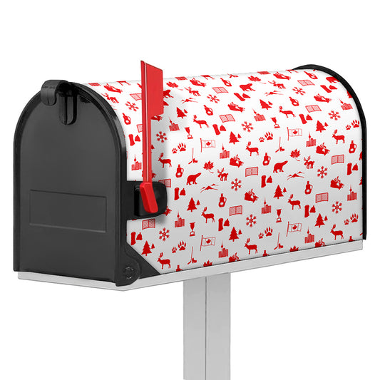 Canada Country Pattern Print Mailbox Cover