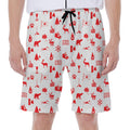 Canada Country Pattern Print Men's Beach Shorts