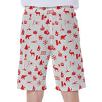 Canada Country Pattern Print Men's Beach Shorts