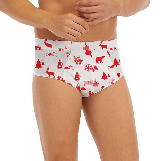 Canada Country Pattern Print Men's Briefs
