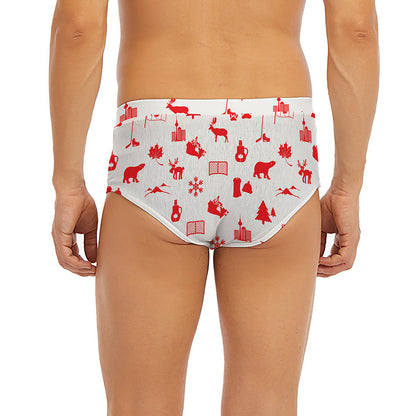 Canada Country Pattern Print Men's Briefs