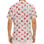 Canada Country Pattern Print Men's Deep V-Neck Shirt
