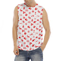 Canada Country Pattern Print Men's Fitness Tank Top