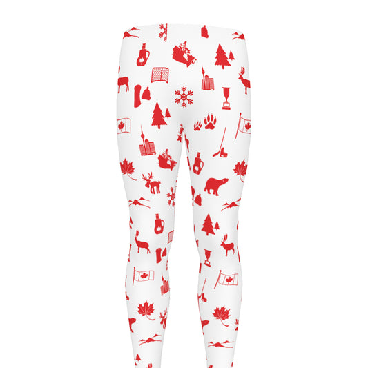 Canada Country Pattern Print Men's leggings