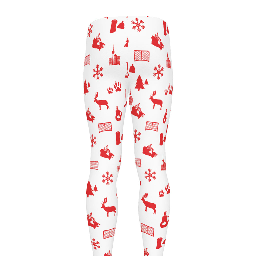 Canada Country Pattern Print Men's leggings